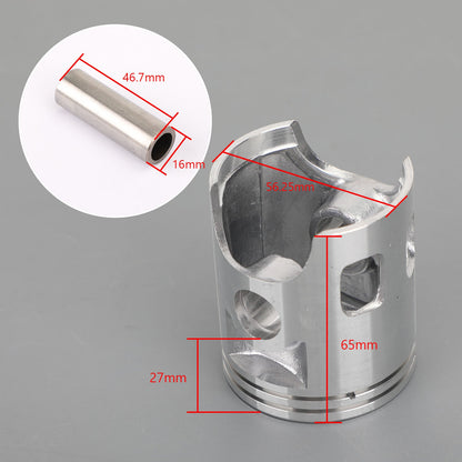 Piston Pin Ring Set STD / +.25 / +.50 Alesaggio Misura per Yamaha DT125 MX 1986-1991 DT 125 E/F/G/H 1978-1981 Generico