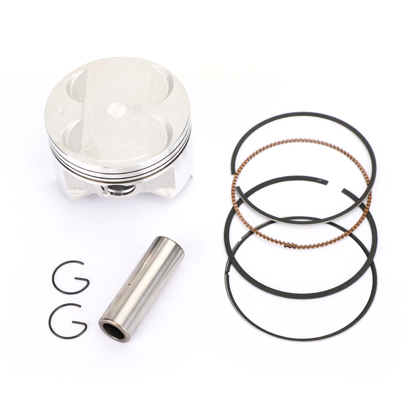 Piston Pin Ring Set STD / +0.25 / +0.50 / +0.75 Alesaggio Misura per Suzuki AN 400 Burgman 400 S 1999-2006 Generico
