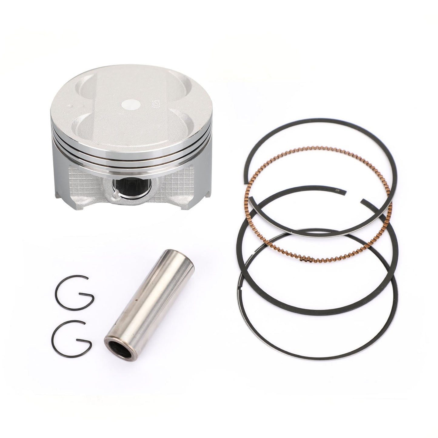 Piston Pin Ring Set STD / +0.25 / +0.50 / +0.75 Alesaggio Misura per Suzuki AN 400 Burgman 400 S 1999-2006 Generico