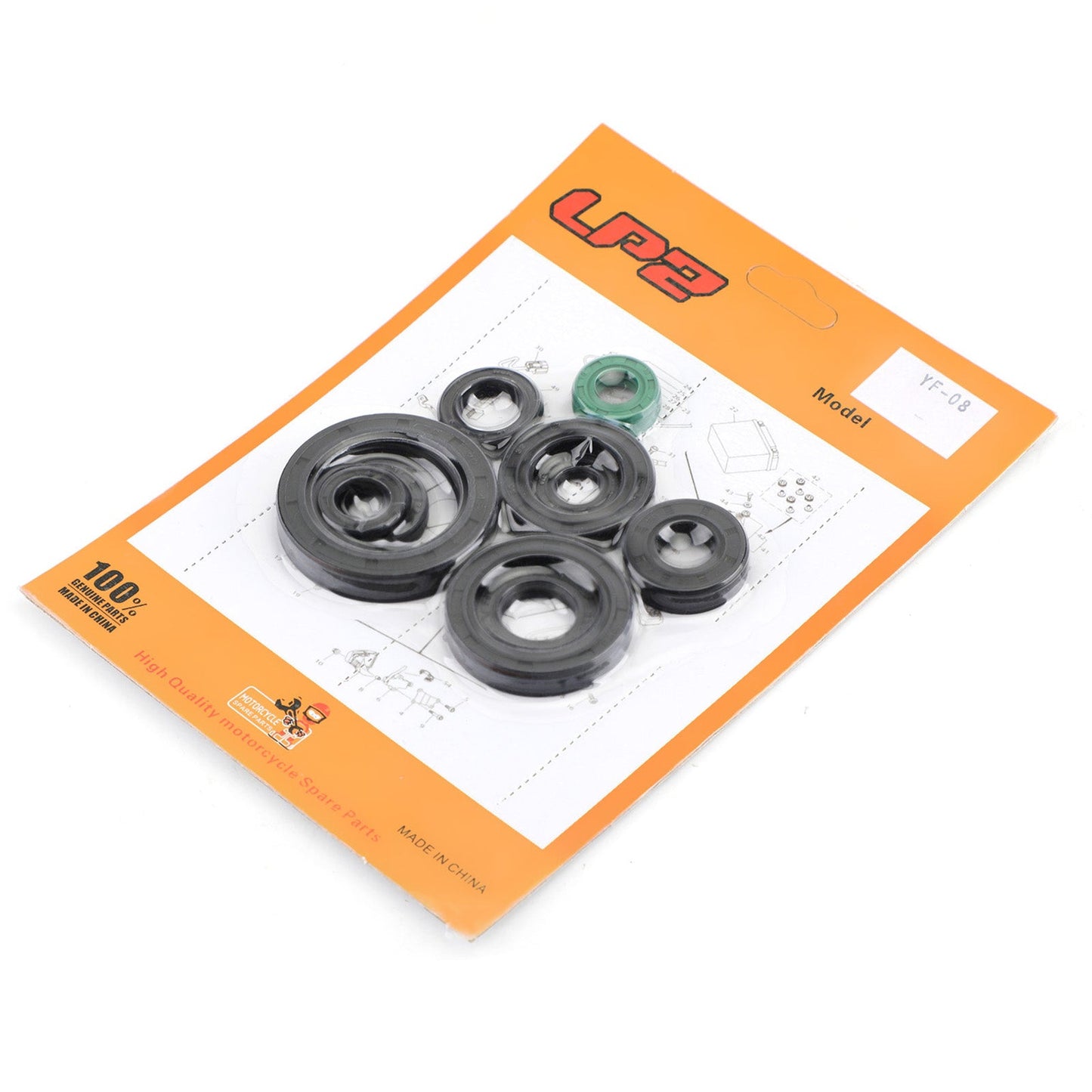 1987-2003 Honda CR125R CR125 CR 125 125R Kit paraolio motore 10 pezzi