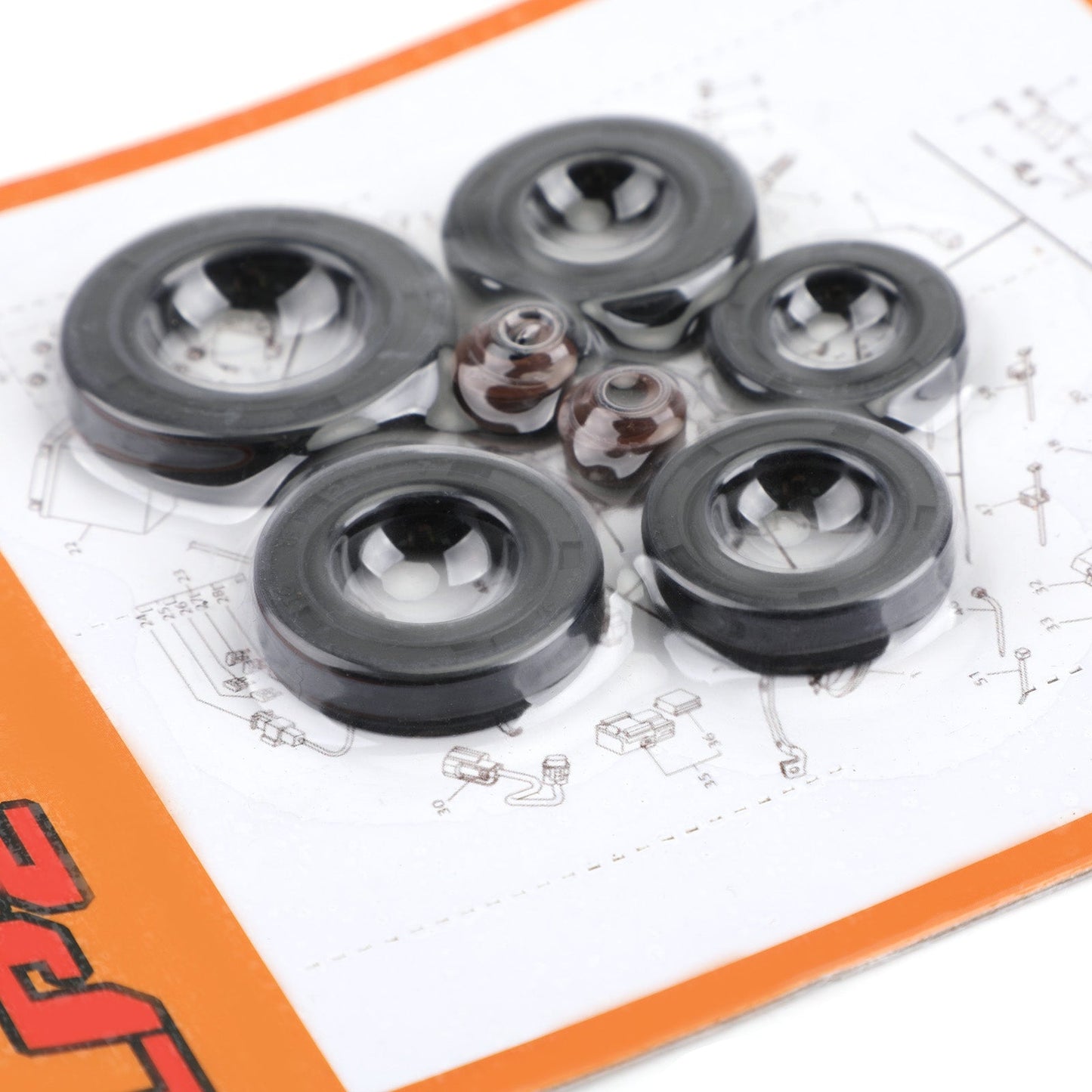 Honda XL125S 1979-1985 XL125 XL 125 S Set 7 pezzi kit paraolio motore