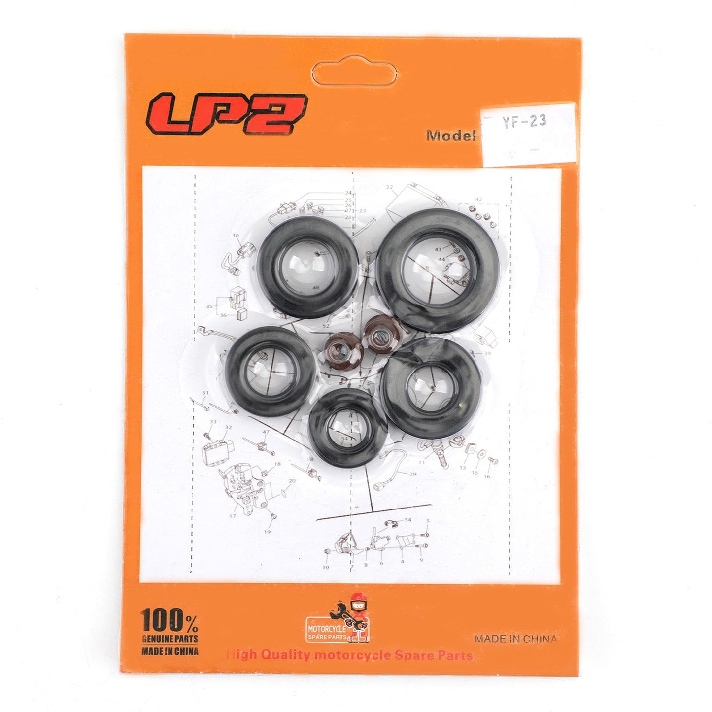 Honda XL125S 1979-1985 XL125 XL 125 S Set 7 pezzi kit paraolio motore