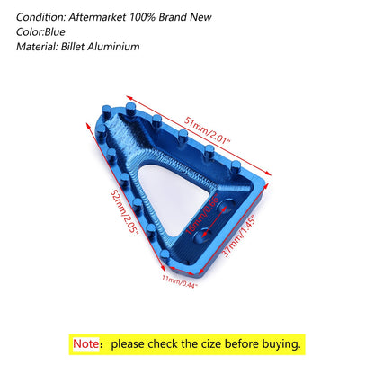 Pedale del freno posteriore Piastra del gradino per Husqvarna FX/FC 350 450 TX300 TC/FC 250 2019 Generico