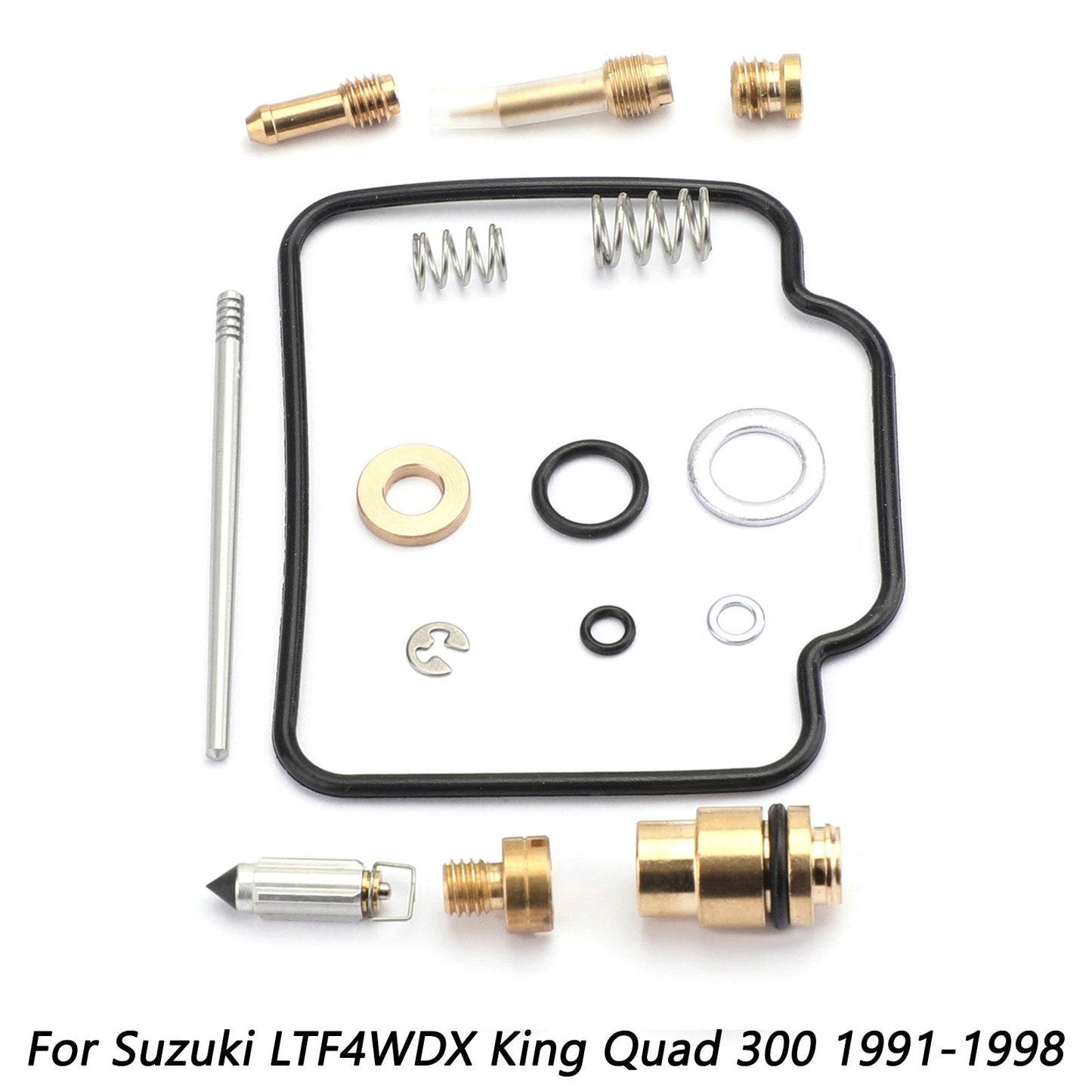 CARBURATORE Carb Ricostruzione Kit di Riparazione Per Suzuki LTF4WDX King Quad 300 1991-1998 Generico