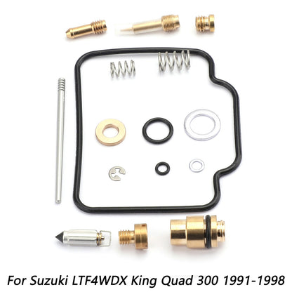 CARBURATORE Carb Ricostruzione Kit di Riparazione Per Suzuki LTF4WDX King Quad 300 1991-1998 Generico