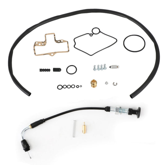 Carburatore Carb Rebuild Kit &amp; Choke Cavo Per Harley MIKUNI HSR42 HSR45 HSR48 Generico