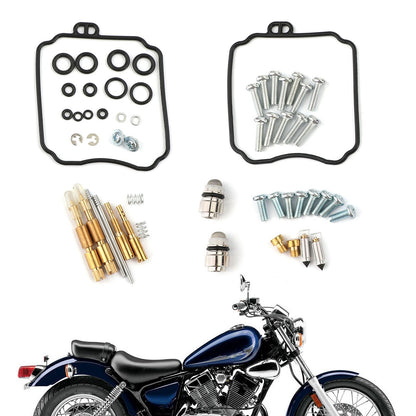 Kit ricostruzione getti guarnizioni carburatore per YAMAHA XVS65A V-STAR 650 CLASSIC 98-05