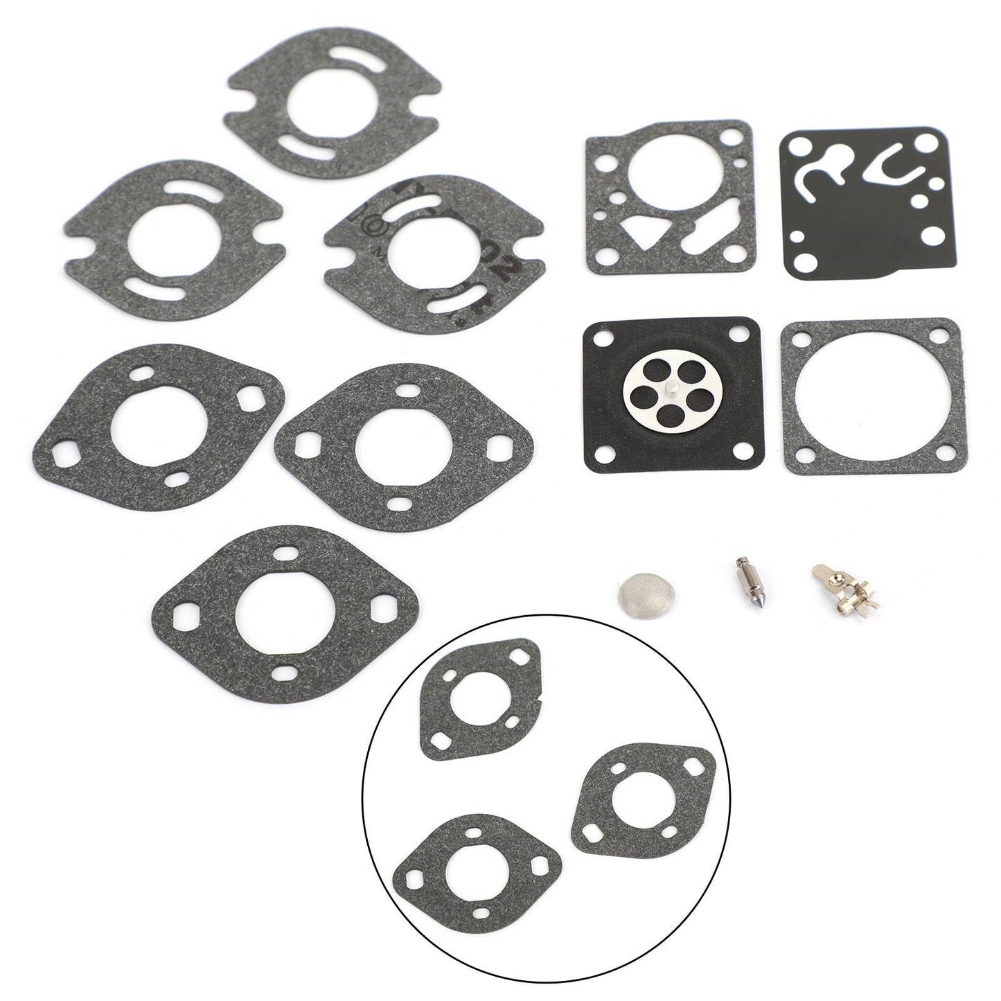 KIT DI RIPARAZIONE CARBURATORE per TECUMSEH TC200 TC300 640230 640231 640347 RK-18HU Generico