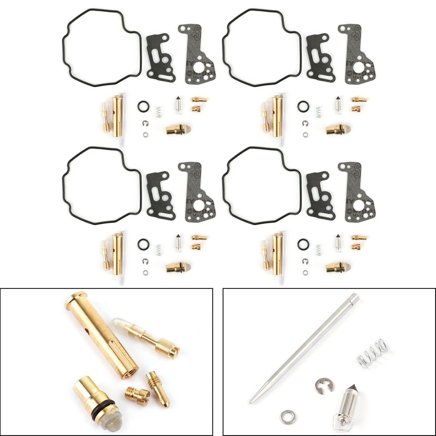 Carburatore Carb Rebuild Repair Kit adatto per Yamaha VMX 1200 V MAX VMAX XVZ 1300 Generico