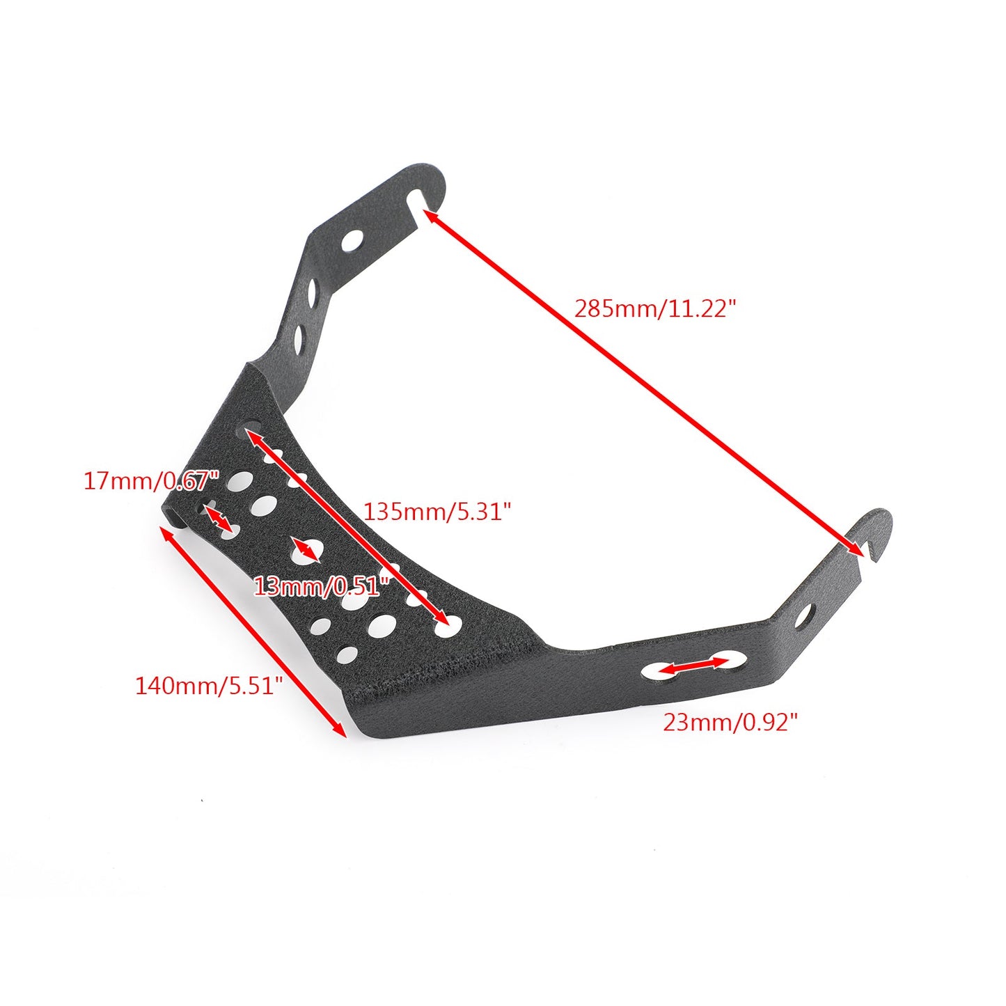 Supporto per staffa manubrio universale ATV 10 leggero per Honda TRX450R Yamaha YFZ450 Generico