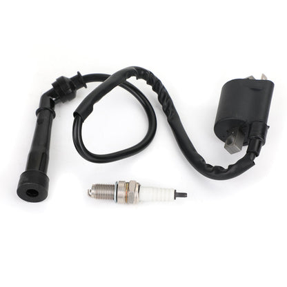 Bobina di accensione Premium Candela adatta per Yamaha Raptor 660R YFM660R Grizzly 660 Generico