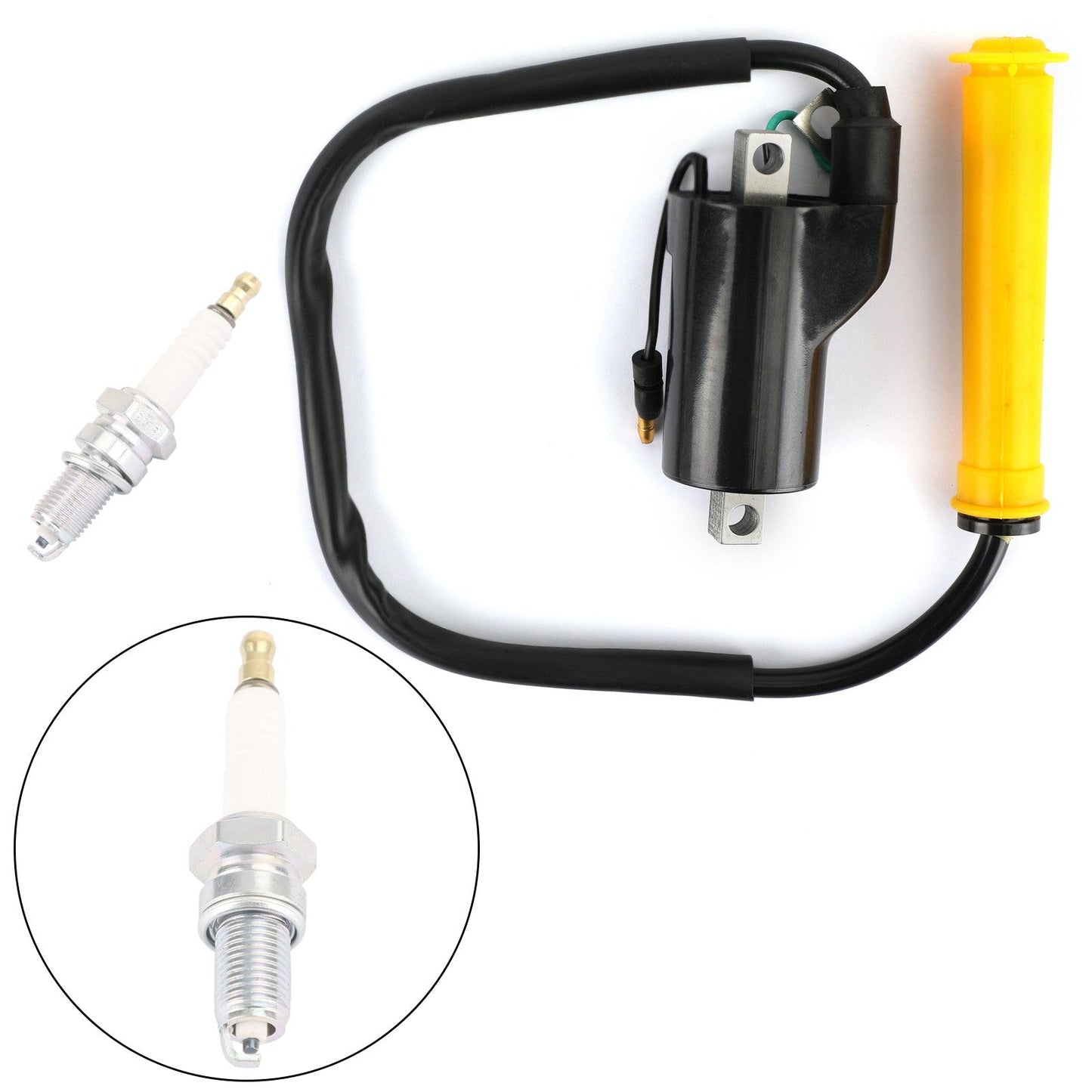Bobina accensione + Candela per Honda Sportrax 400 TRX400EX XR400R 30500-HN1-003 Generico