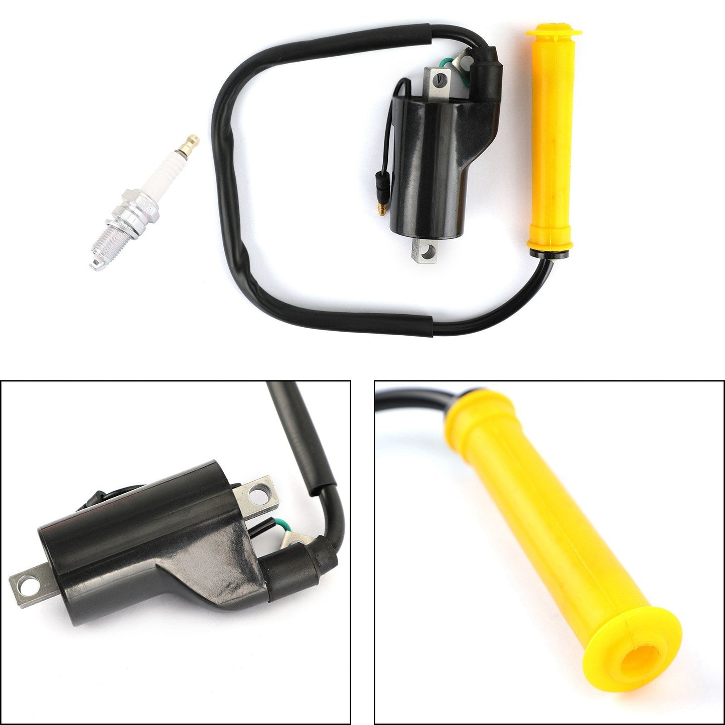 Bobina accensione + Candela per Honda Sportrax 400 TRX400EX XR400R 30500-HN1-003 Generico