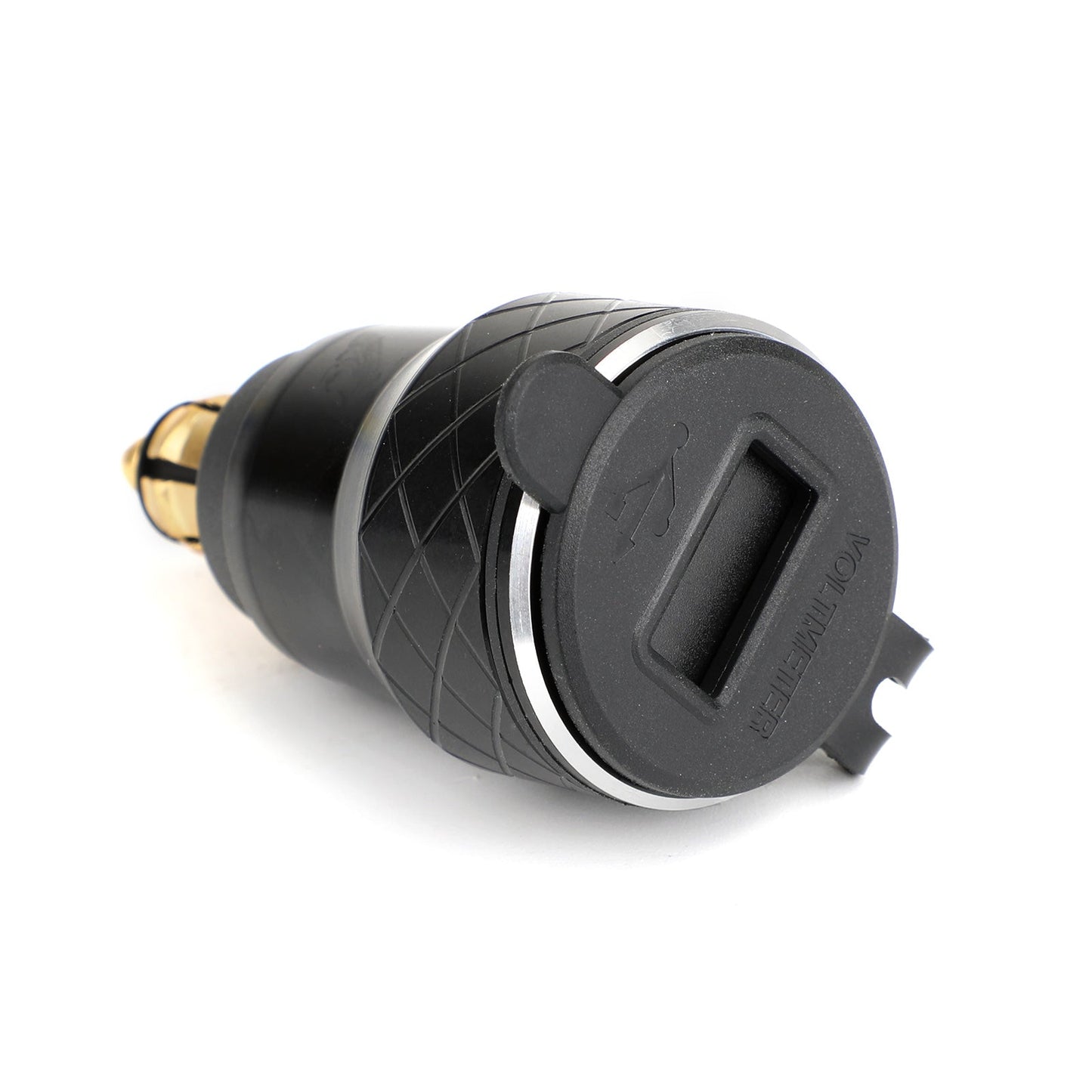 Voltmetro con presa DIN per caricabatterie doppio USB per moto per spina europea per moto BMW