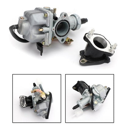Carburatore e collettore di aspirazione per Honda ATC185S ATC200ES ATC200E ATC200M Generico