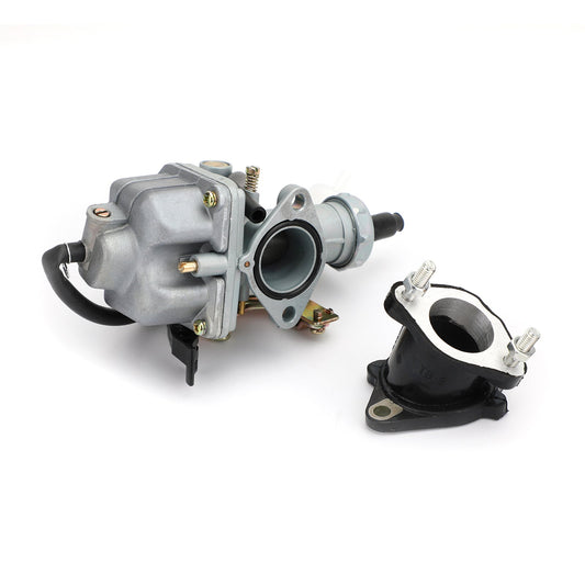 Carburatore e collettore di aspirazione per Honda ATC185S ATC200ES ATC200E ATC200M Generico