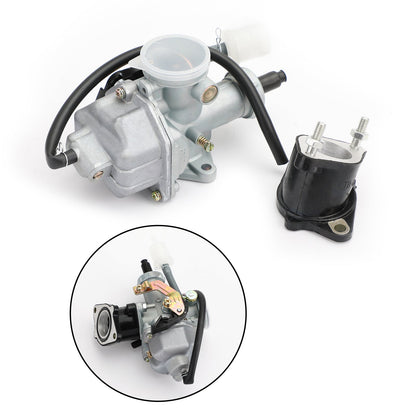Carburatore e collettore di aspirazione per Honda ATC185S ATC200ES ATC200E ATC200M Generico