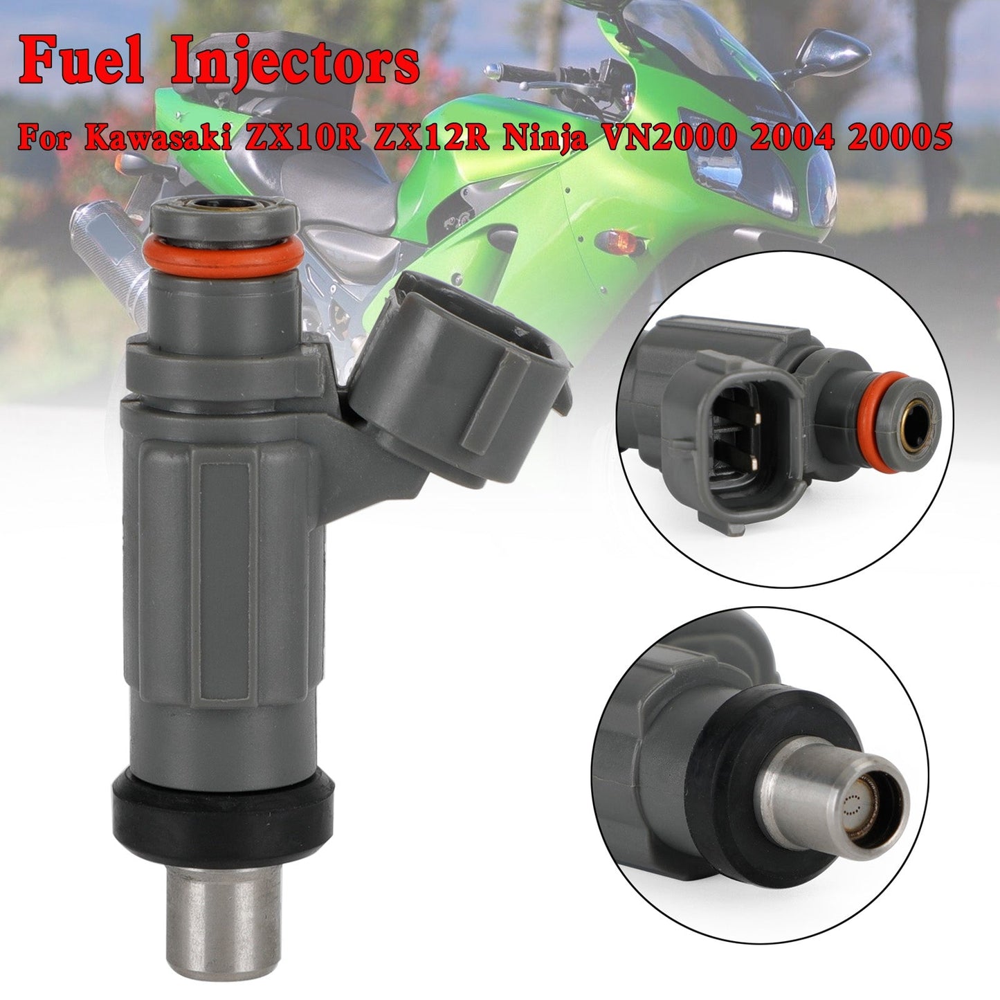 Iniettore carburante 49033-0003 OEM per 2004 20005 Kawasaki ZX10R ZX12R Ninja VN2000 Generico