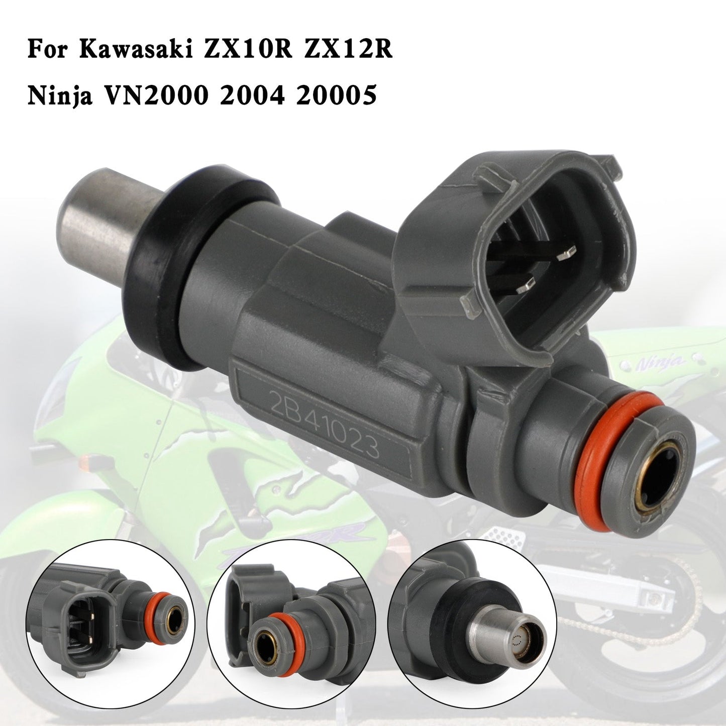 Iniettore carburante 49033-0003 OEM per 2004 20005 Kawasaki ZX10R ZX12R Ninja VN2000 Generico