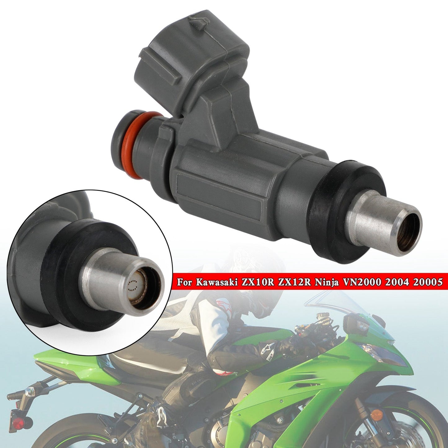 Iniettore carburante 49033-0003 OEM per 2004 20005 Kawasaki ZX10R ZX12R Ninja VN2000 Generico