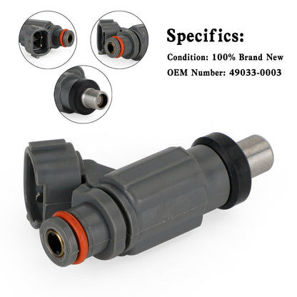 Iniettore carburante 49033-0003 OEM per 2004 20005 Kawasaki ZX10R ZX12R Ninja VN2000 Generico