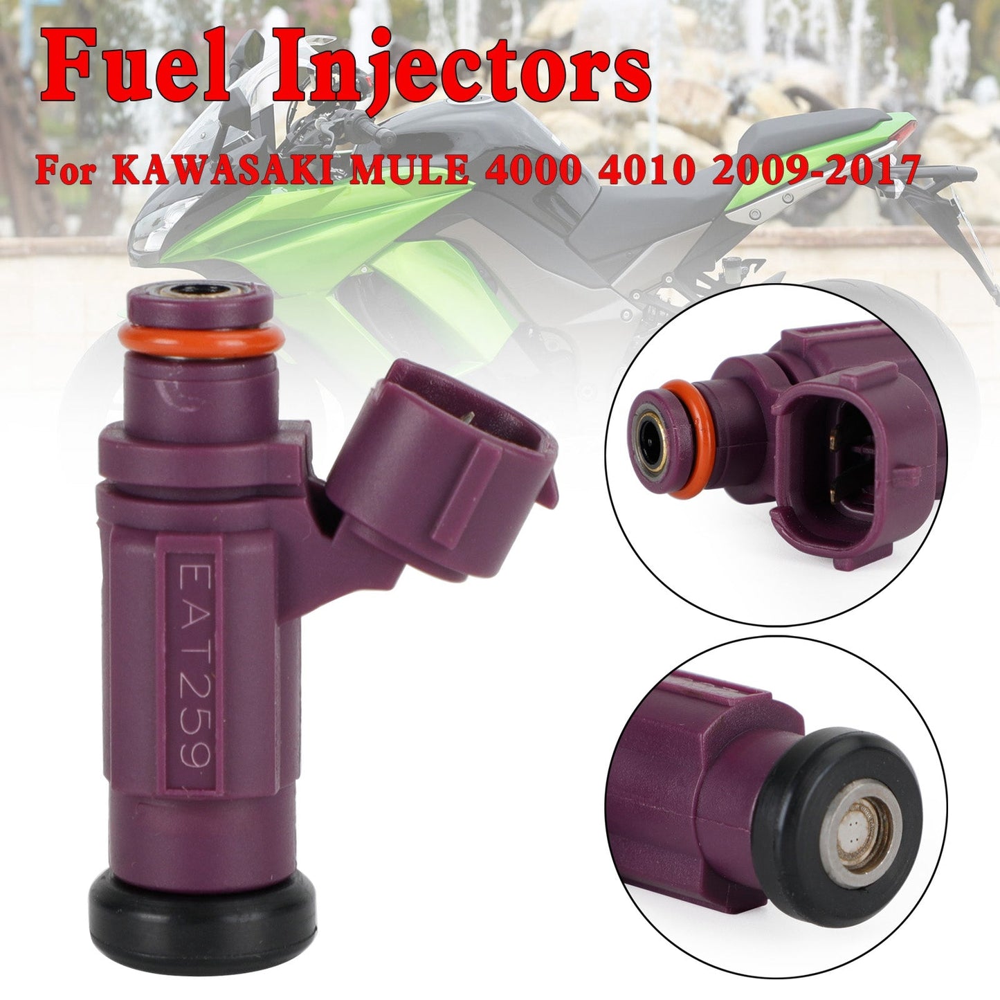 Iniettore di carburante EAT259 49033-2060 490332060 per KAWASAKI MULE 4000 4010 09-17 Generico