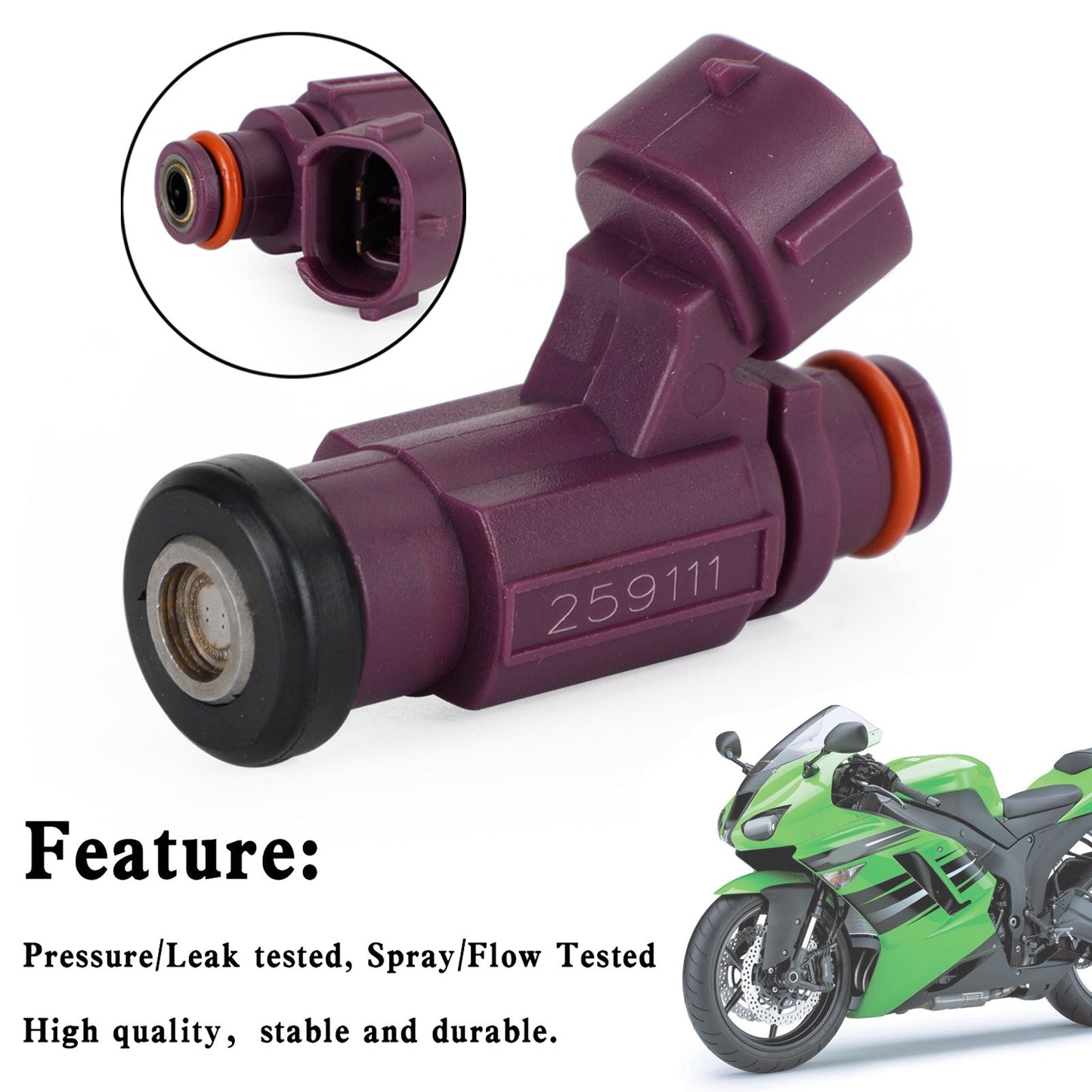 Iniettore di carburante EAT259 49033-2060 490332060 per KAWASAKI MULE 4000 4010 09-17 Generico