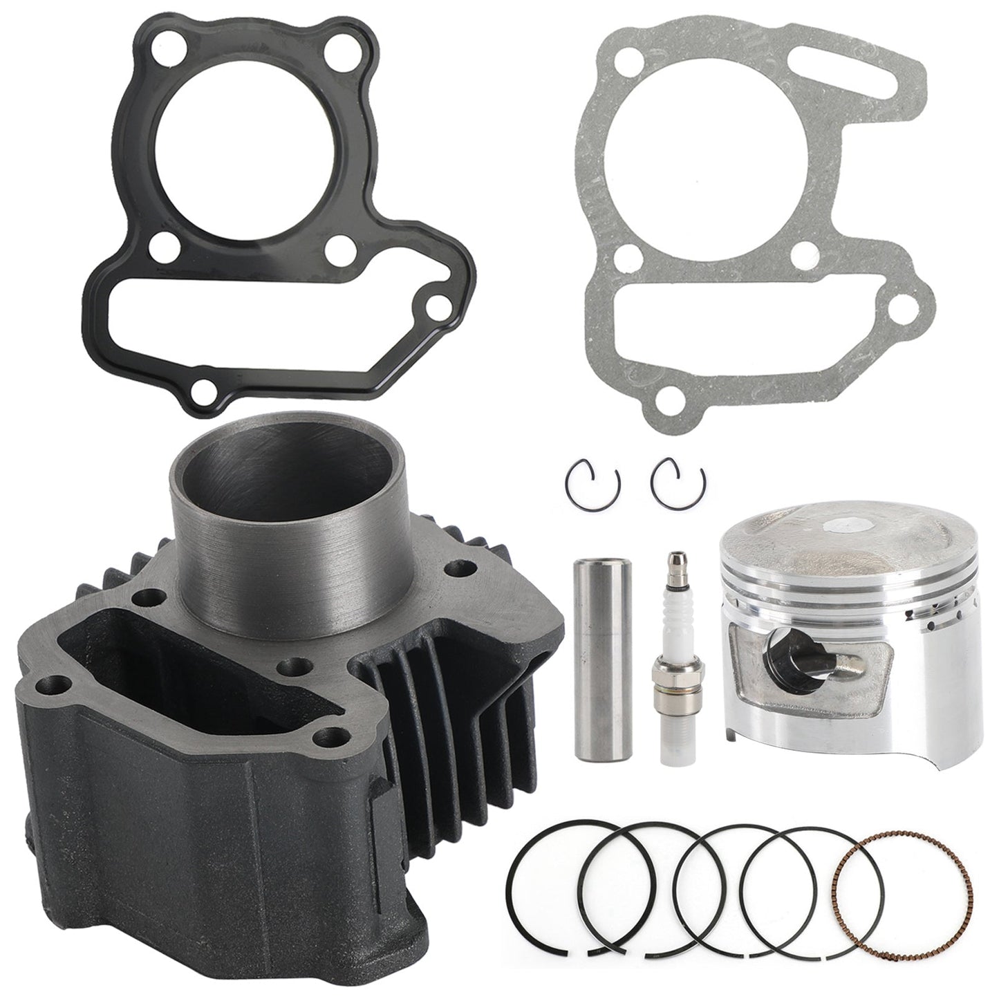 Cilindro Pistone Guarnizioni Top End Kit Per Yamaha Raptor 80 YFM80W YFM80R 2002-2008 Generico