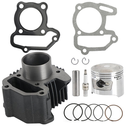 Cilindro Pistone Guarnizioni Top End Kit Per Yamaha Raptor 80 YFM80W YFM80R 2002-2008 Generico
