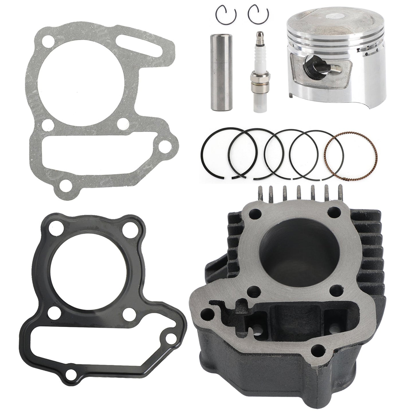 Cilindro Pistone Guarnizioni Top End Kit Per Yamaha Raptor 80 YFM80W YFM80R 2002-2008 Generico