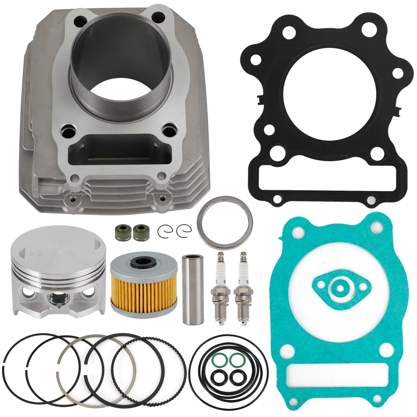 1988-2000 Honda TRX300 Fourtrax FW 4x4 2x4 Cilindro Pistone Guarnizione Top End Kit