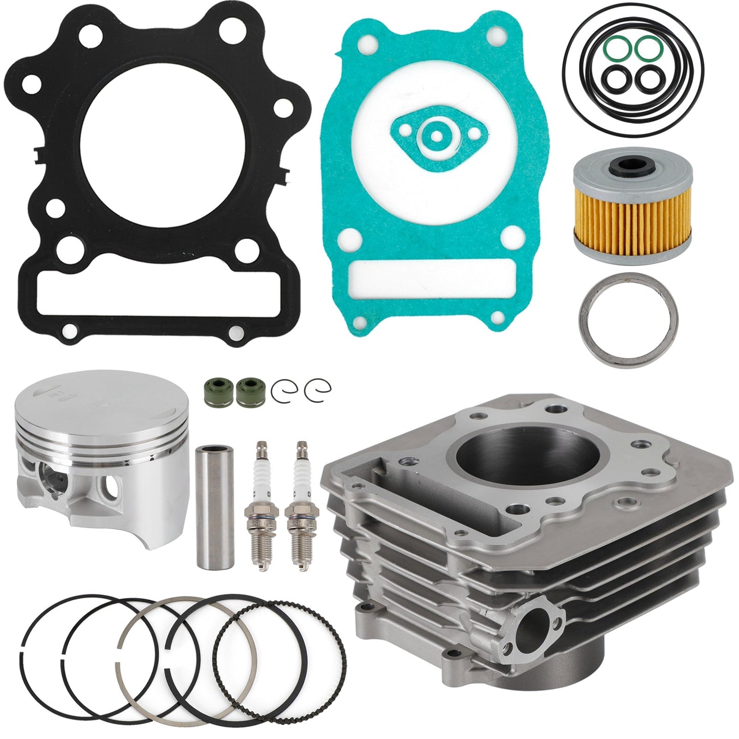 1988-2000 Honda TRX300 Fourtrax FW 4x4 2x4 Cilindro Pistone Guarnizione Top End Kit