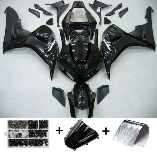 Gloss Black Fairing Kit Bodywork ABS fit for Honda CBR1000RR 2006 2007