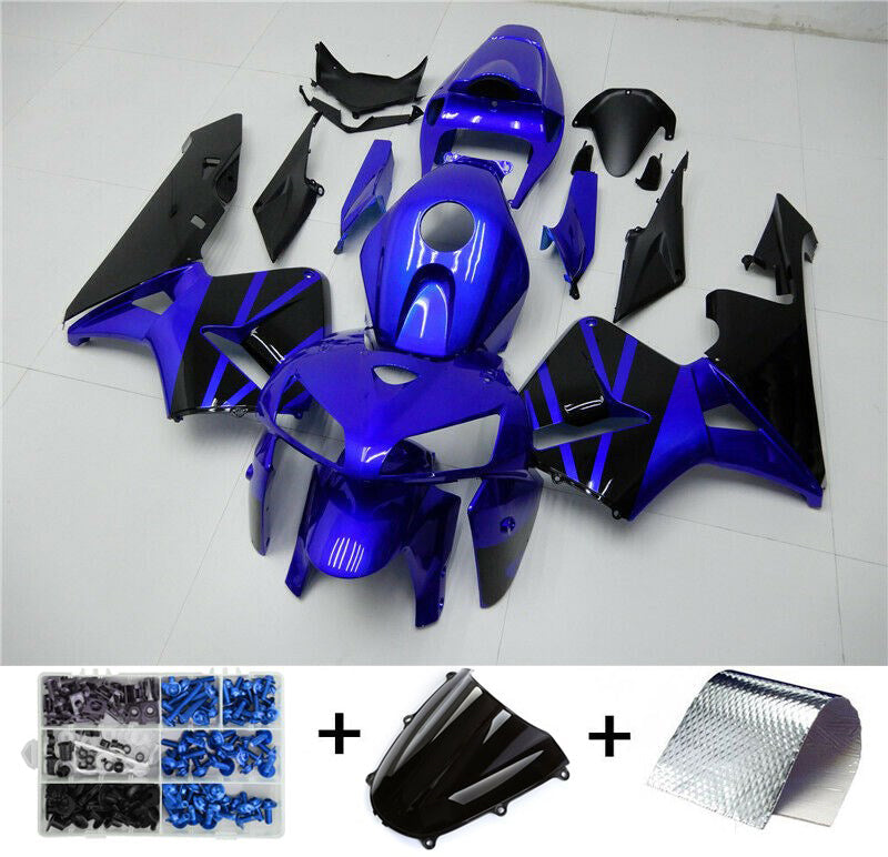 Fairing Kit for Honda CBR600RR 2005 2006 Blue Black Bodywork ABS Mold Black Red