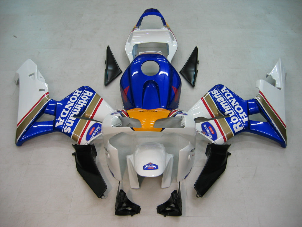 Per CBR600RR 2003-2004 Carrozzeria Carenatura ABS blu Set di plastica stampata ad iniezione Generico