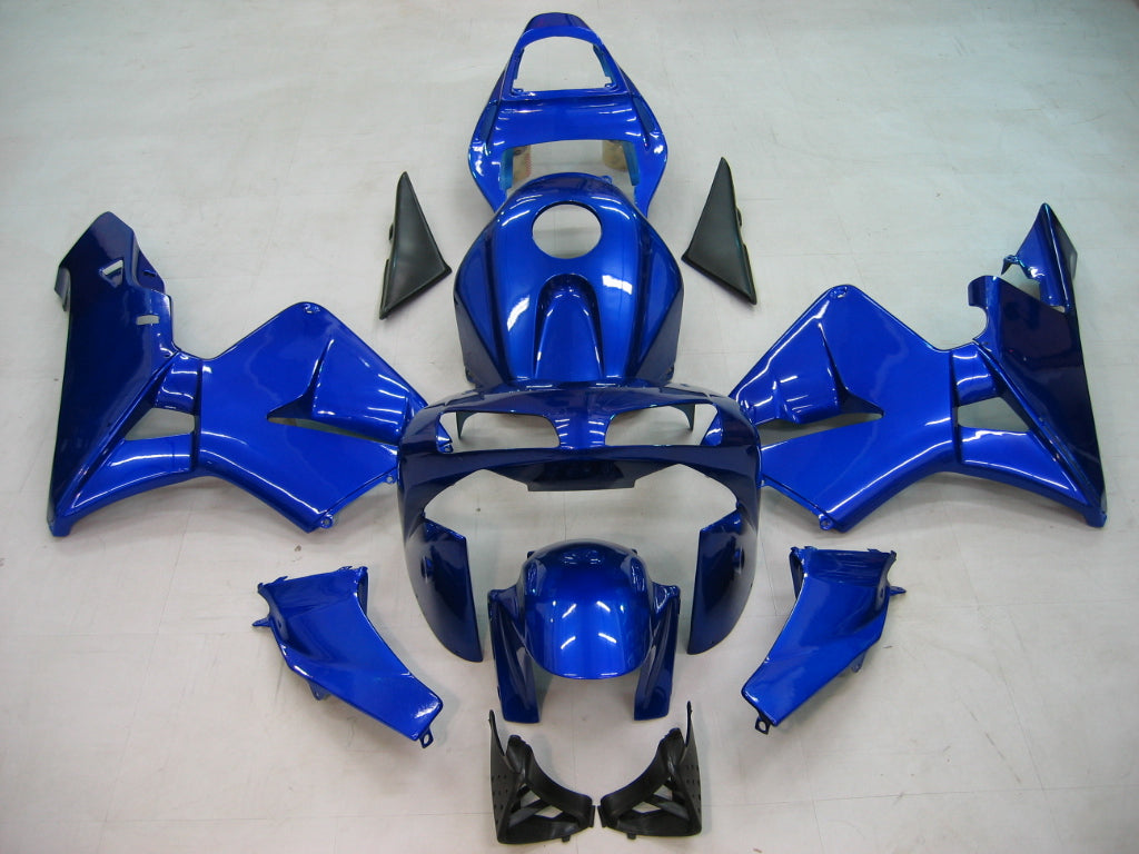 Per CBR600RR 2003-2004 Carrozzeria Carenatura ABS blu Set di plastica stampata ad iniezione Generico