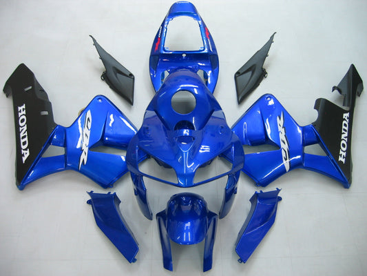 Per CBR600RR 2005-2006 Carrozzeria Carenatura ABS blu Set di plastica stampata ad iniezione Generico