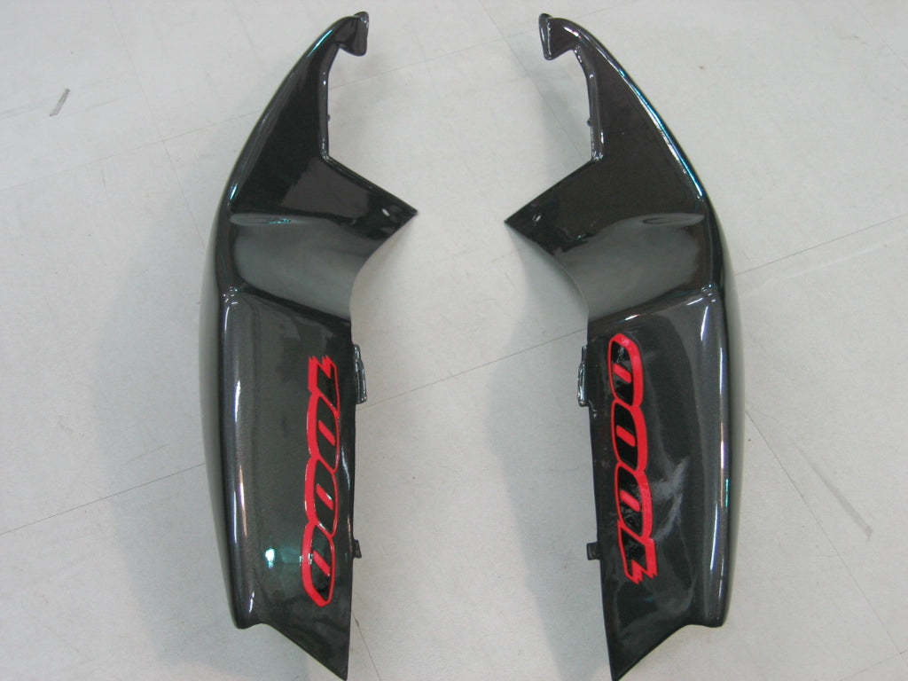 Carene 2005-2006 Suzuki GSXR 1000 Silver &amp; Black GSXR Racing Generico
