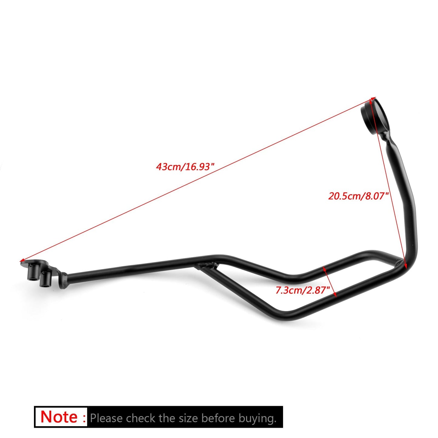 Paramani Manubrio Protezione Anticaduta Per Honda CRF1000L Africa Twin 2016-2018 Generico