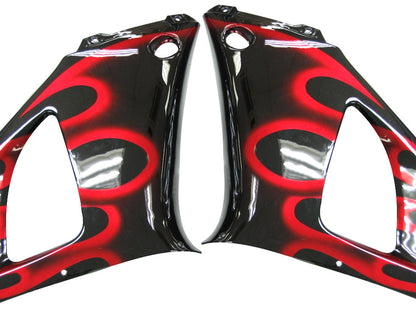 Amotopart 2000-2001 Yamaha YZF 1000 R1 Faziti Black & Red Frame Kit