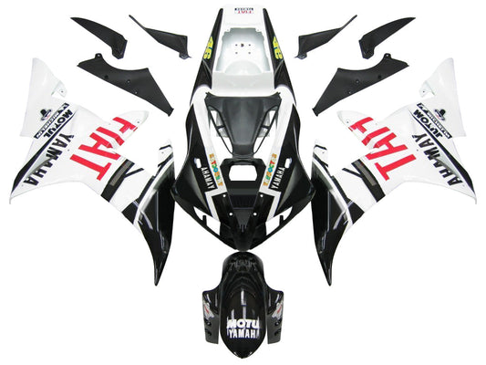 Carene 2002-2003 Yamaha YZF-R1 Nero Bianco No.46 FIAT Generico