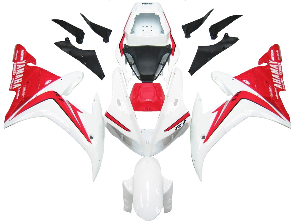 Carene 2002-2003 Yamaha YZF-R1 Bianco Rosso R1 Generico