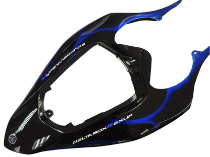 Carene 2004-2006 Yamaha YZF-R1 Black &amp; Blue Flame R1 Generico