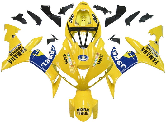 Carene 2004-2006 Yamaha YZF-R1 Yellow Blue Camel Generico