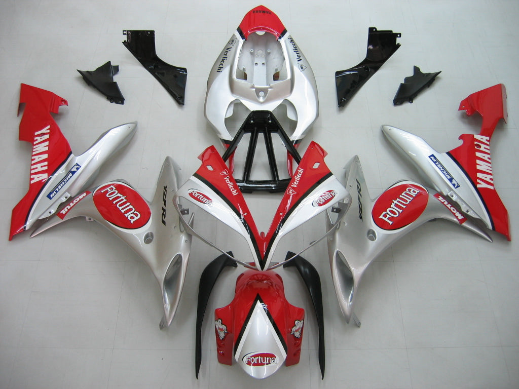 Carene 2004-2006 Yamaha YZF-R1 Rosso Argento Fortuna R1 Generico