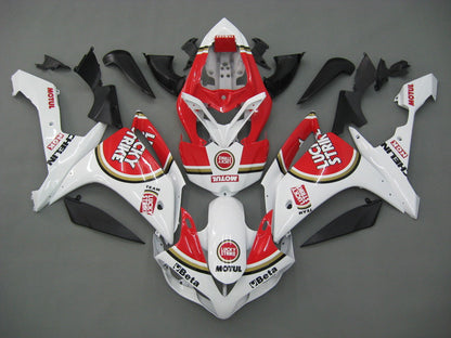 Carene 2007-2008 Yamaha YZF-R1 Bianco Rosso Lucky Strike Generico