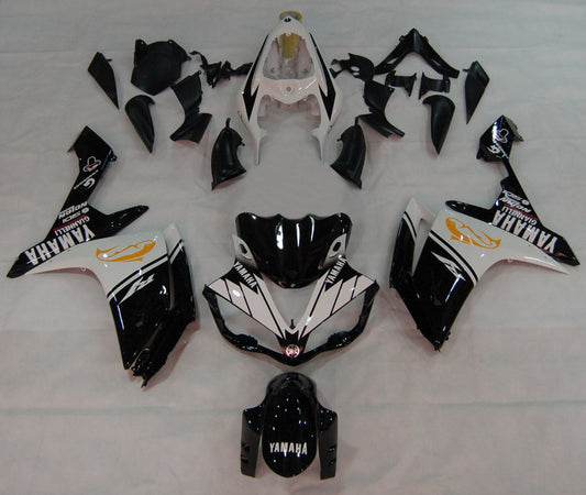 Carene 2007-2008 Yamaha YZF-R1 Nero Bianco R1 Generico