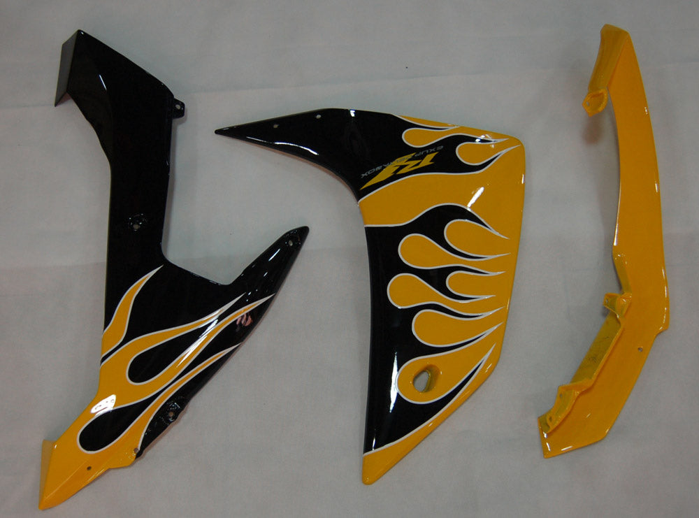 Carene 2007-2008 Yamaha YZF-R1 Yellow &amp; Black Flame R1 Generico