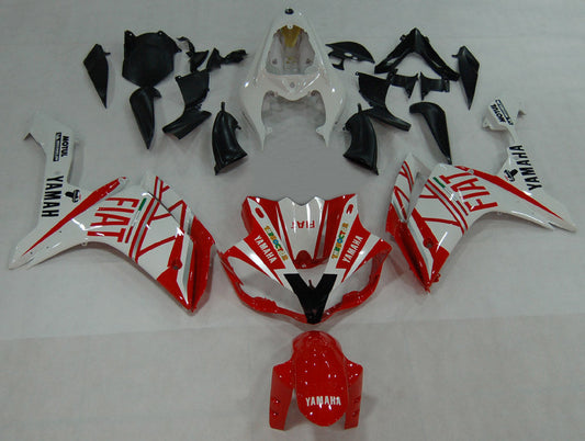 Carene 2007-2008 Yamaha YZF-R1 Rosso Bianco FIAT R1 Generico