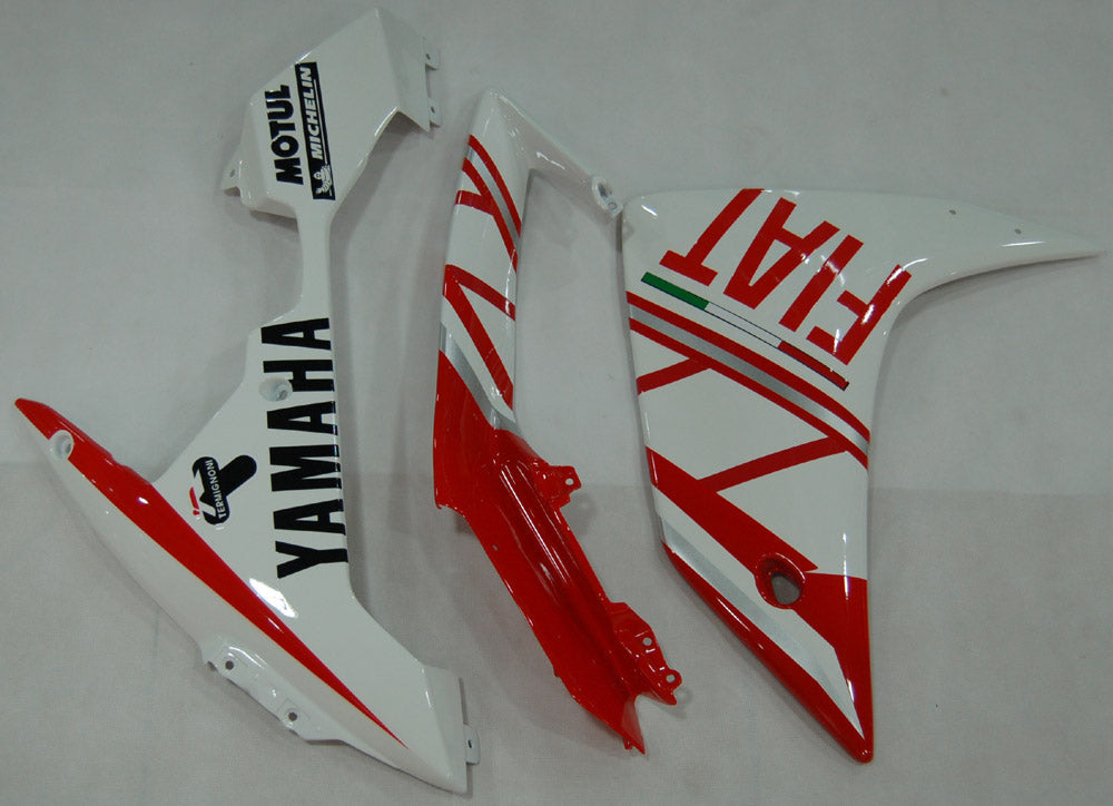 Carene 2007-2008 Yamaha YZF-R1 Rosso Bianco FIAT R1 Generico